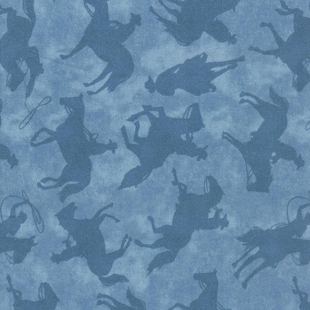 Cowboys Denim Blue Benartex 108" 2.5 yards