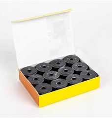 Deco-Bob 80wt Pre-Wound Bobbin - DBLM-101 Black