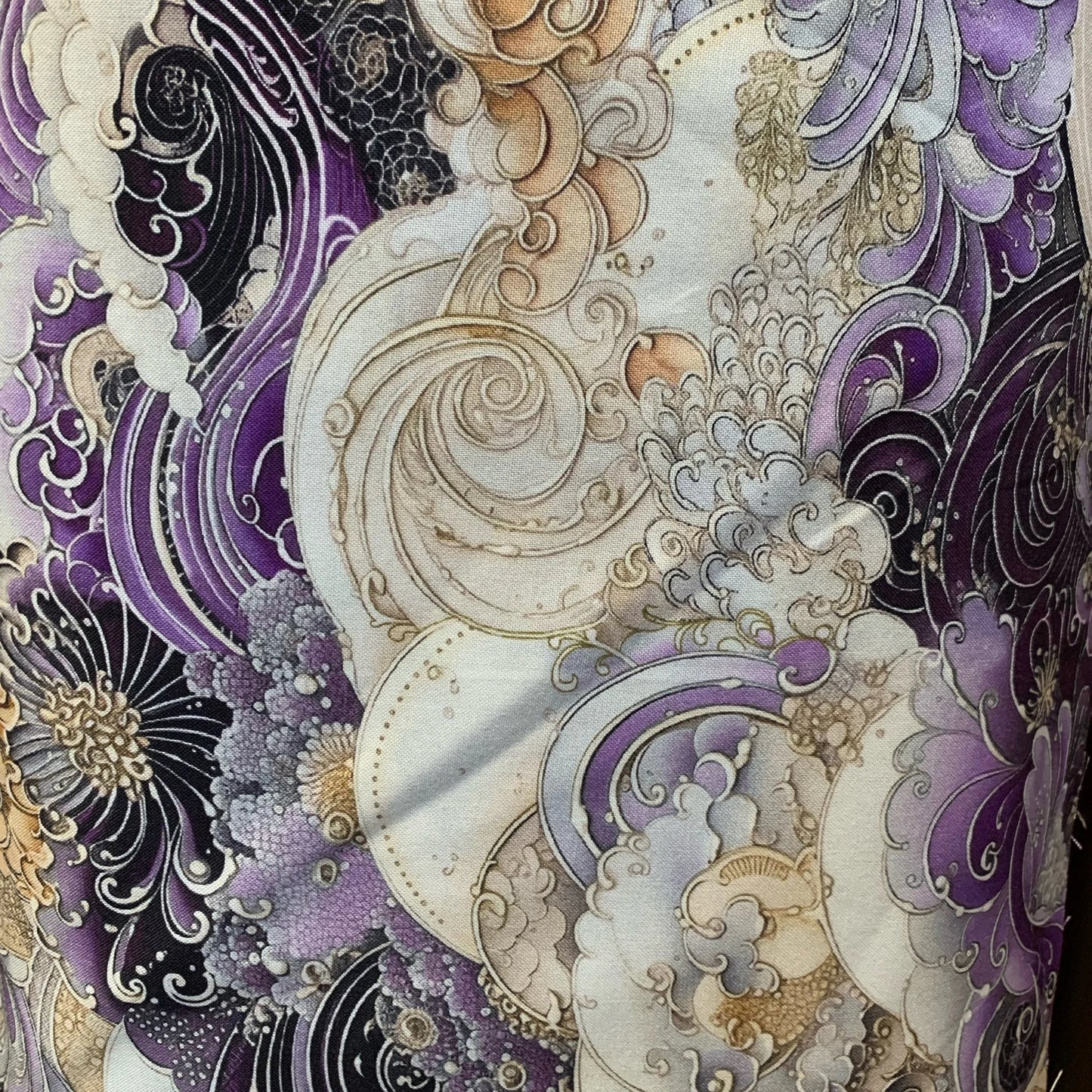 Nami P & B Purple 108" 3 yards 731875705652