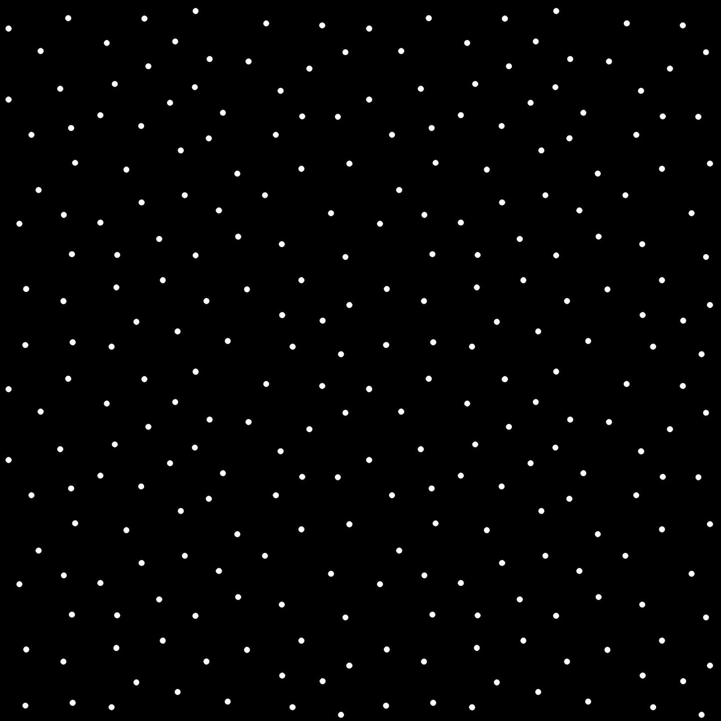 108" Kimberbell Black with White dots 2.25 yards inv 23
