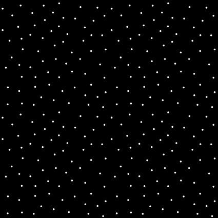 108" Kimberbell Black with White dots 3 yards inv 23