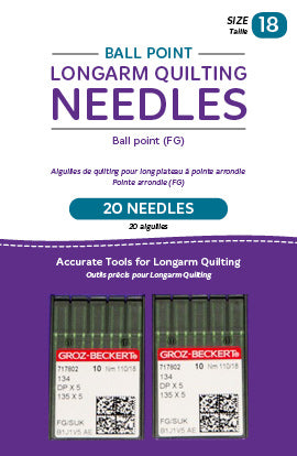 Needles, Groez-Beckert No 16 Ballpoint (20-count)