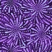 108" Wilmington Fireworks Purple with multi color 2.25 yards