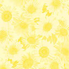 108" Sunflower Whispers Sunny Yellow 1 yards inv 23