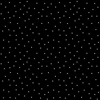 108" Kimberbell Black with White dots 3 yards inv 23